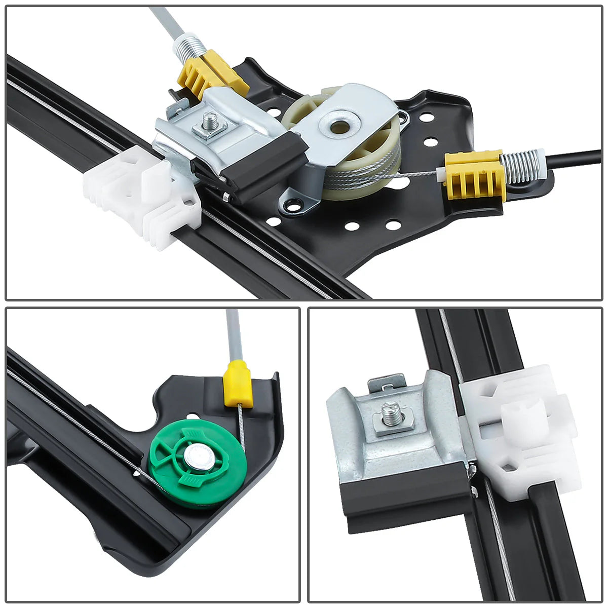 04-08 Ford F150 Lobo Power Extended Cab Window Regulator w/o Motor - Front Right Passenger Side