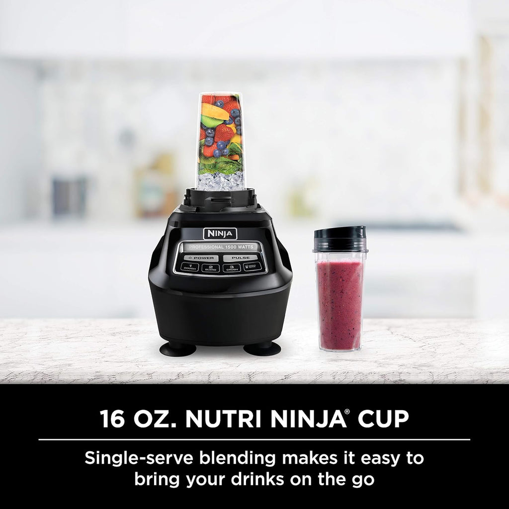 2026 BL770 Mega Kitchen System, 1500W Blender & Processor, 72oz Pitcher, 64oz Bowl, 16oz To-Go Cups, Black
