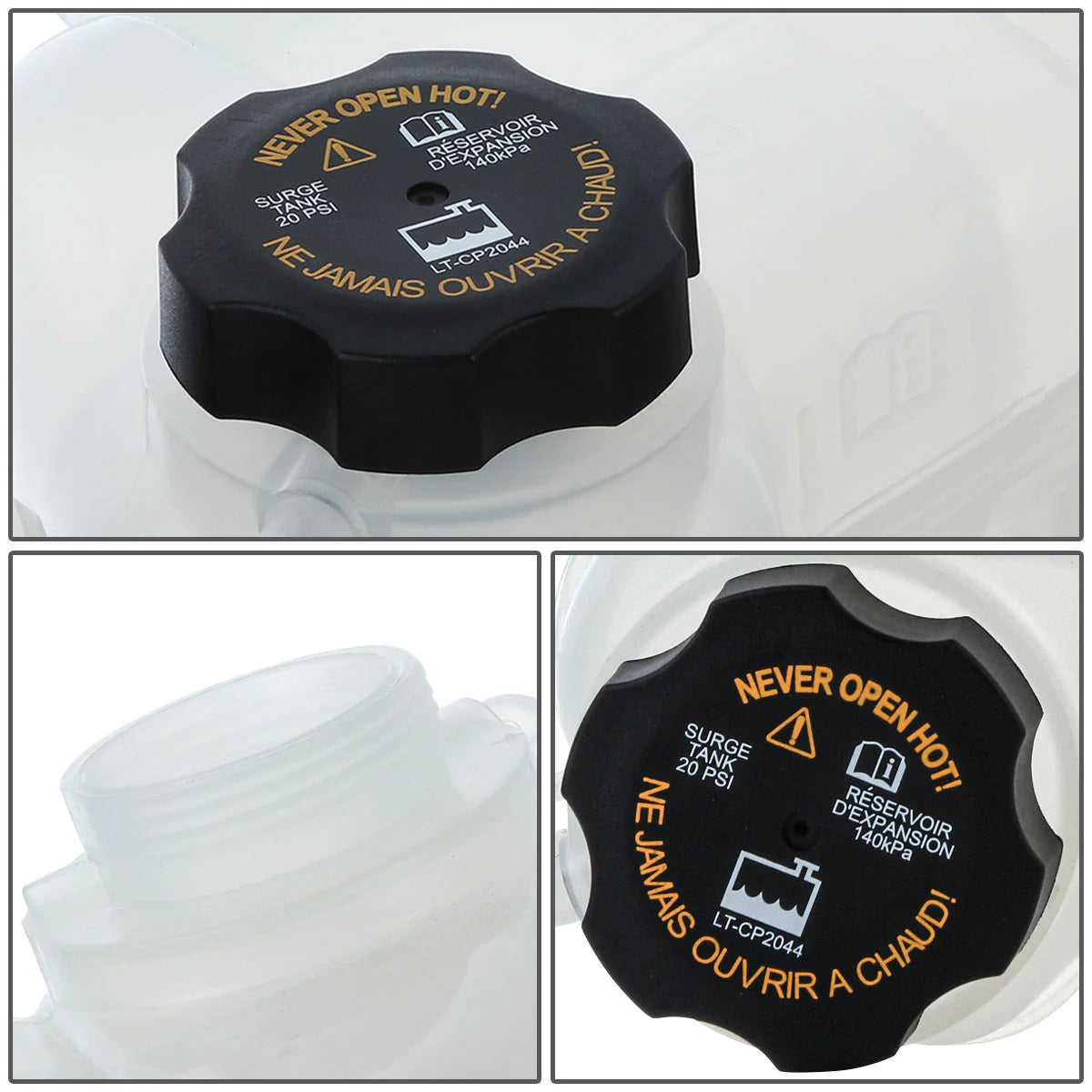 12-18 Chevy Sonic 1.4T 1.8L Coolant Overflow Reservoir w/ Cap