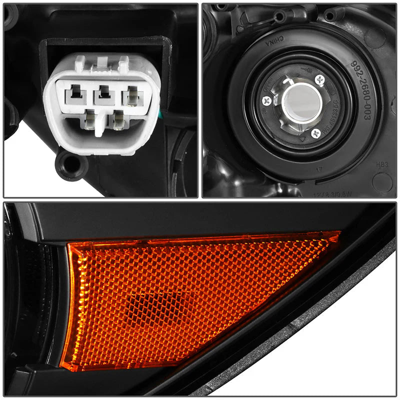 LED DRL Projector Headlights 13-15 Lexus ES300h, ES350