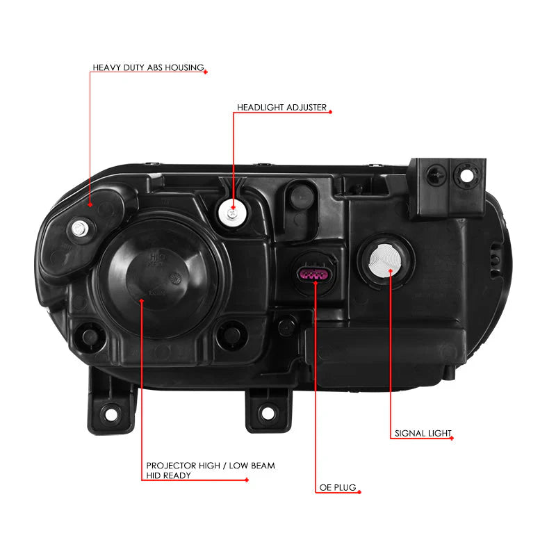 Projector Headlights 08-14 Dodge Challenger