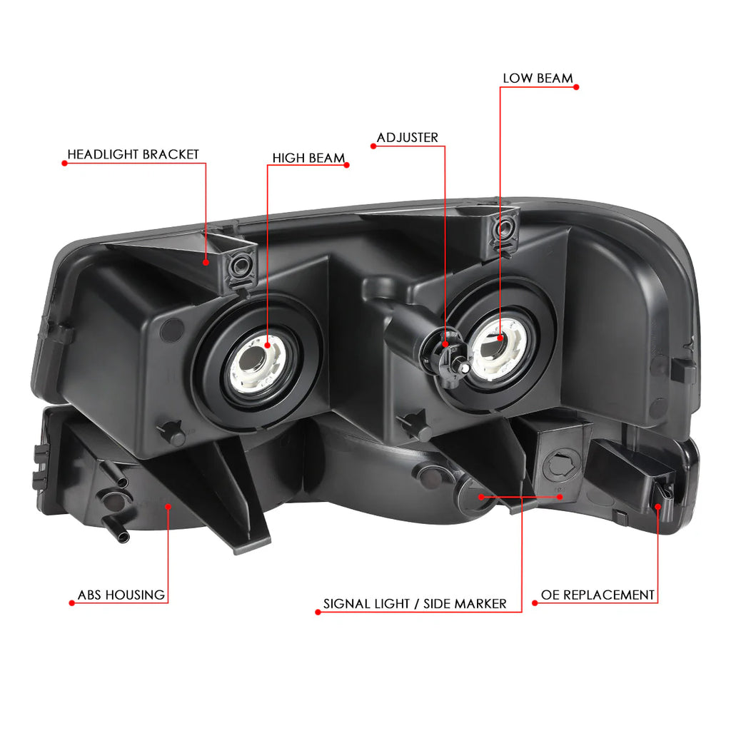 Factory Style Headlights 03-23 Chevrolet Express / GMC Savana 1500-4500