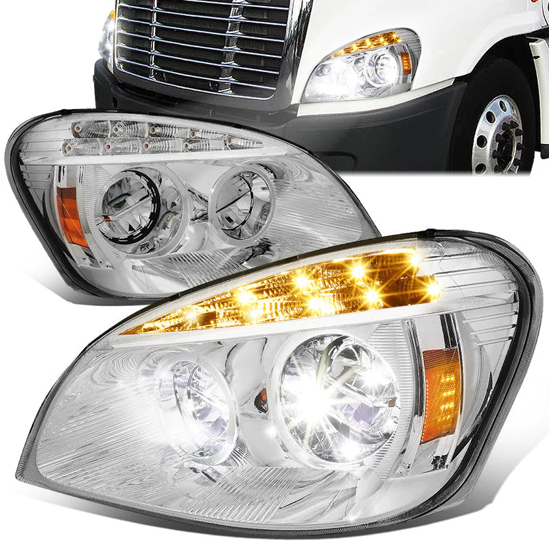 Projector Headlights 08-17 Freightliner Cascadia