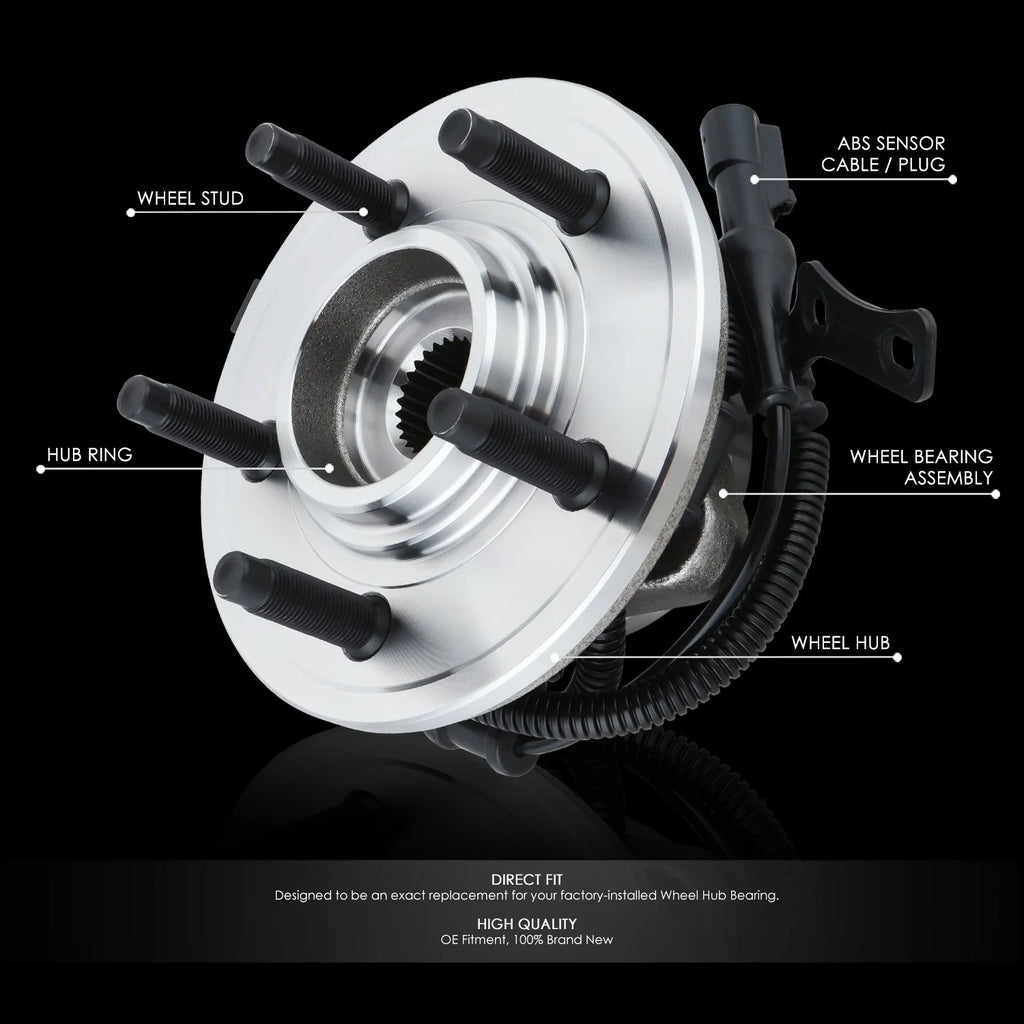 Front Left or Right Side Wheel Bearing & Hub Assembly 06-10 Ford Explorer Sport Trac, Mercury Mountaineer