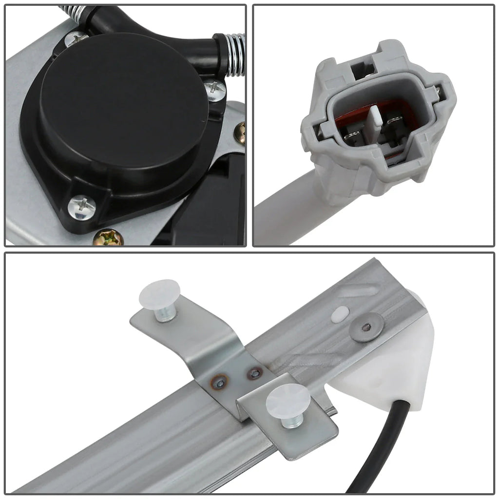 93-97 Toyota Corolla Geo Prizm Power Window Regulator w/Motor - Front Left Driver Side