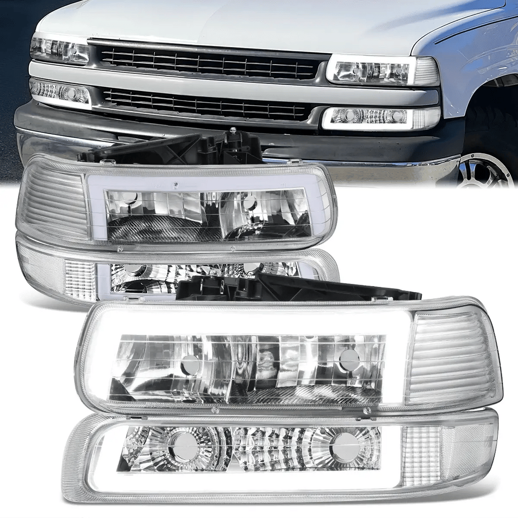 LED DRL Headlights 99-06 Chevy Silverado / Suburban 1500-3500