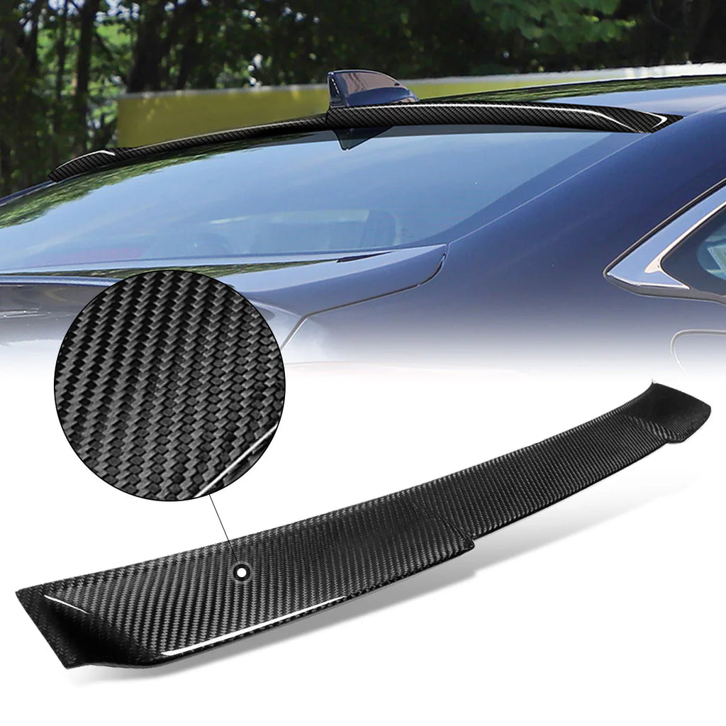 22-23 Honda Civic Sedan Rear Window Roof Spoiler - Carbon Fiber
