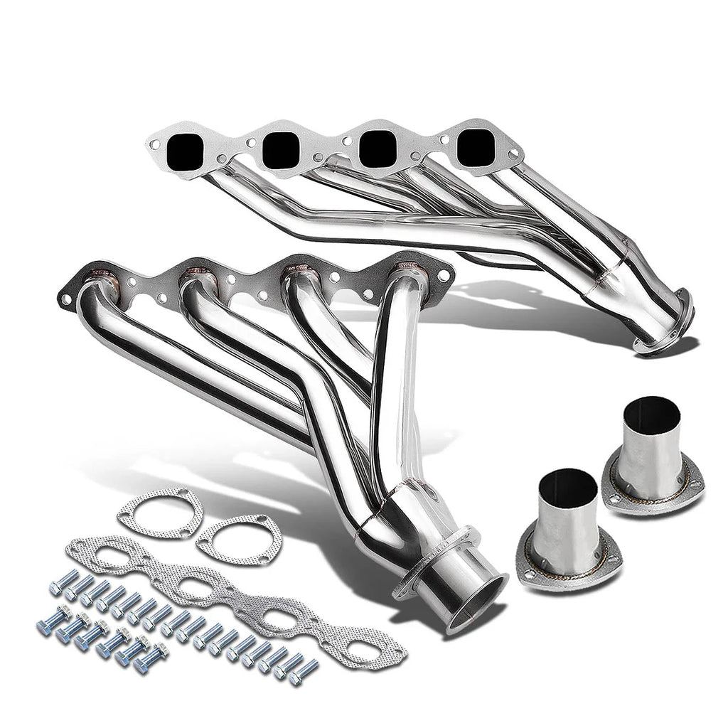 65-73 Chevy/ GM BBC V8 Square Port 366 396 402 427 454 Shorty Exhaust Header - Stainless Steel