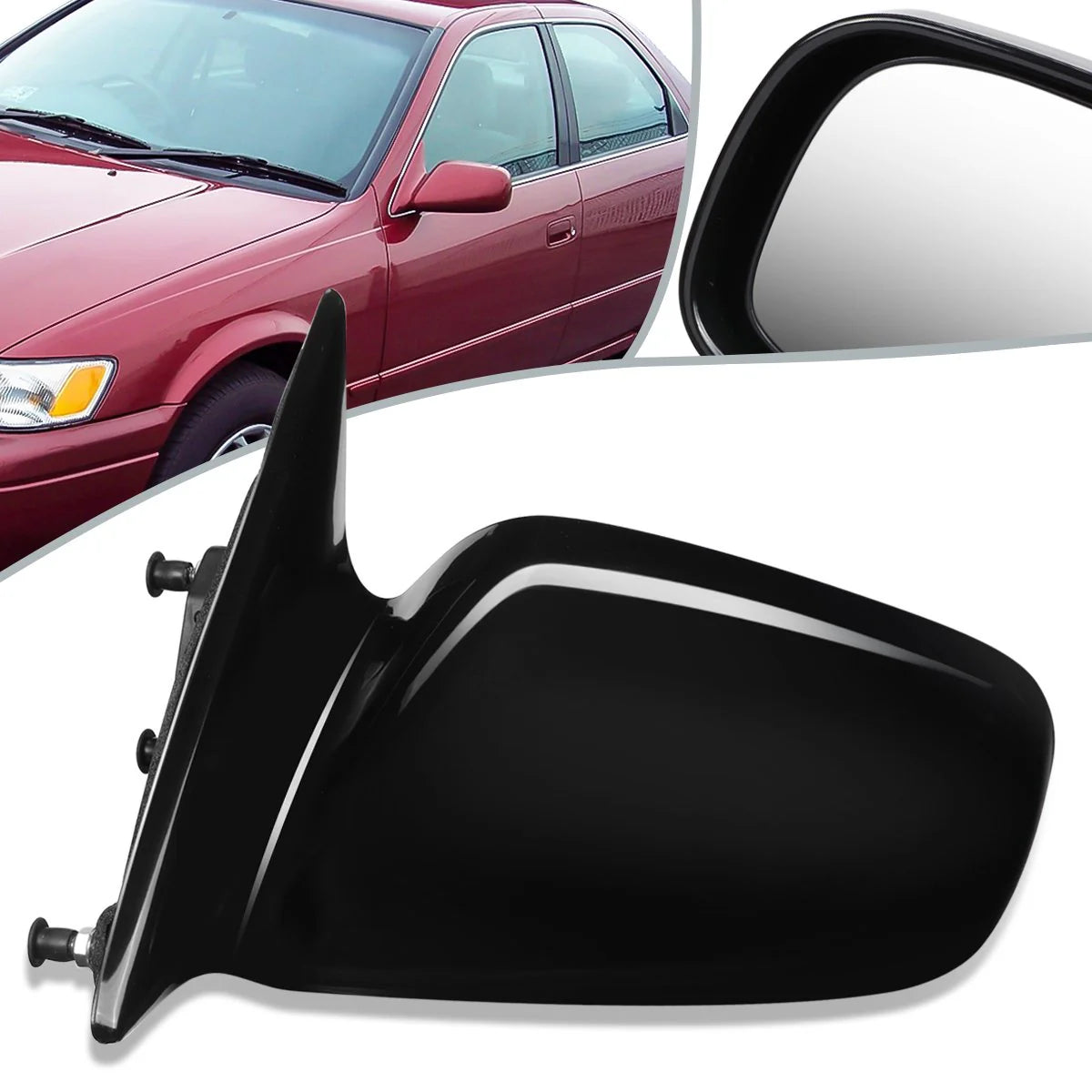 Manual Side View Mirror (Left) 97-01 Toyota Camry