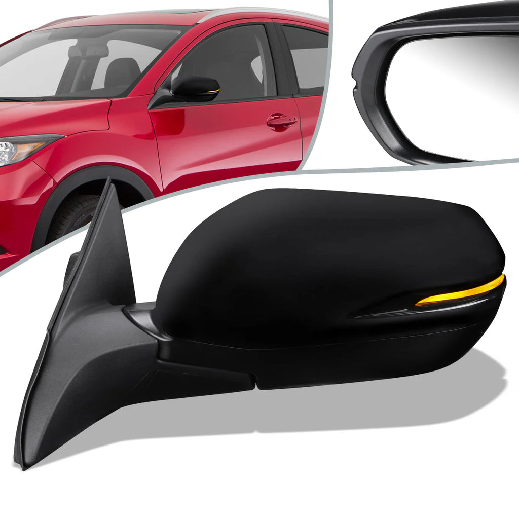 Powered Heated Side View Mirror (Left) 16-20 Honda HR-V