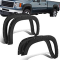 Pocket Style Black Fleetside Fender Flares 07-13 GMC Sierra 1500 2500HD 3500HD