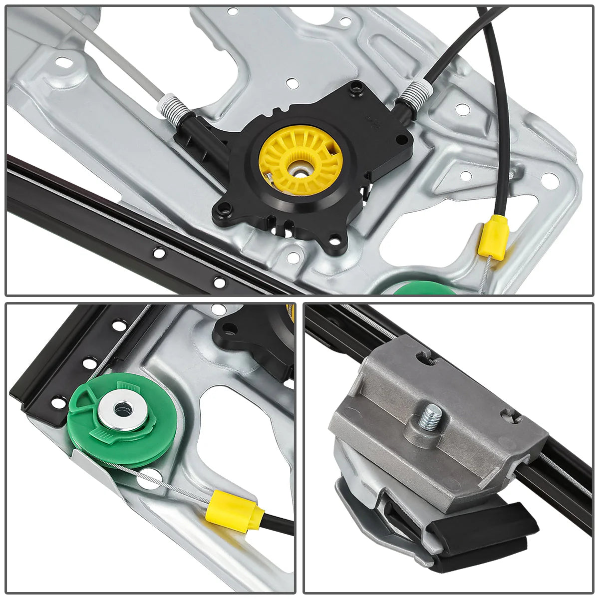 01-03 BMW 525I 530I M5 97-00 528I Power Window Regulator w/o Motor - Front Right Passenger Side