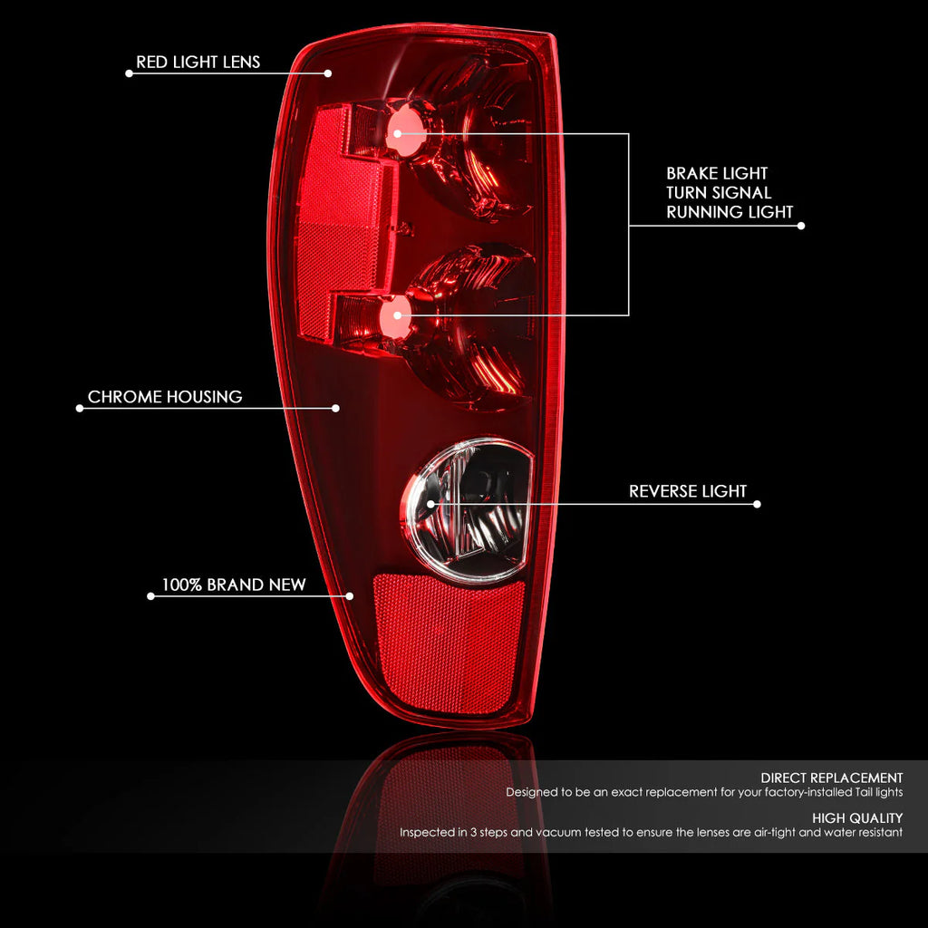 Tail Lights (Left) 04-12 Chevy Colorado, GMC Canyon
