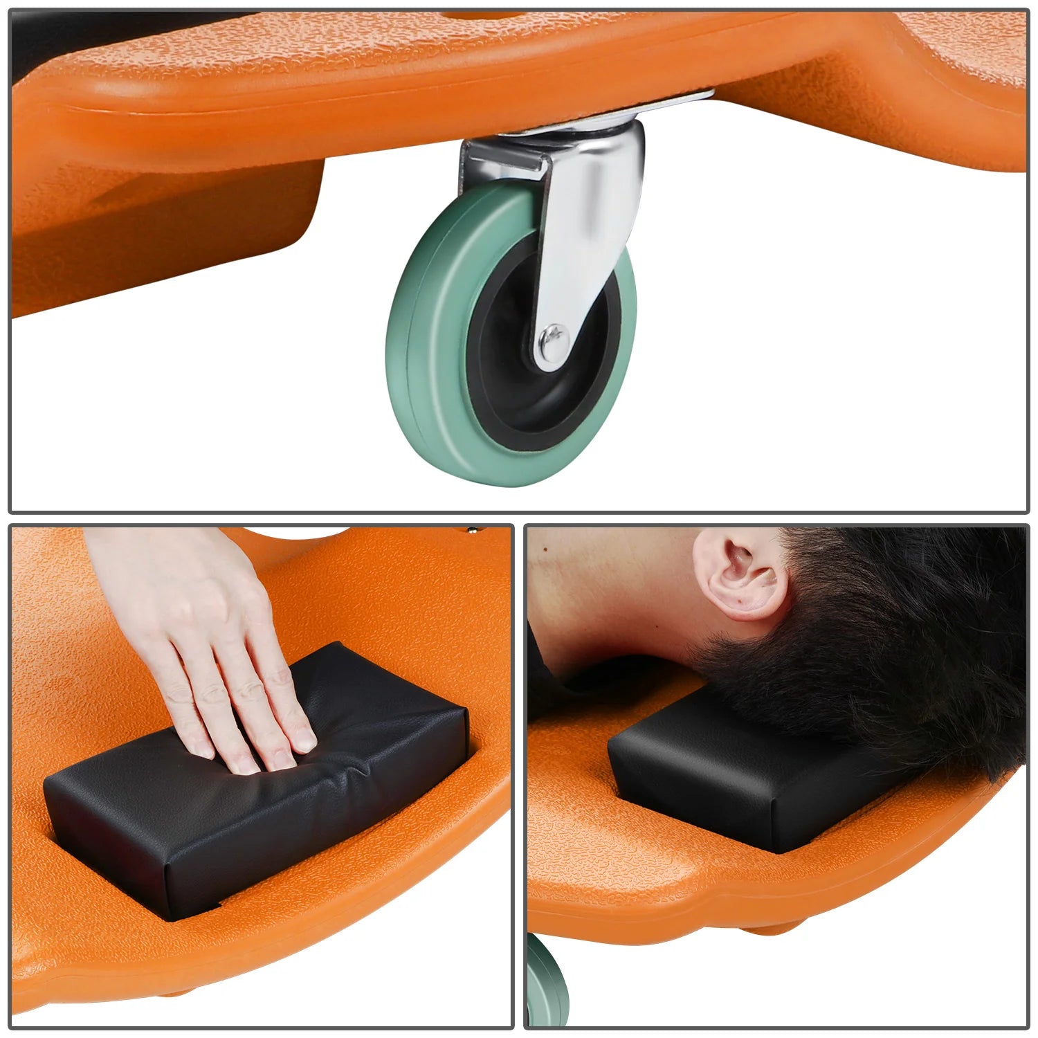 Heavy Duty Low Profile Roller Automotive Creeper - 46.8 in. L x 23.6 in. W [A Variety of Color Options]