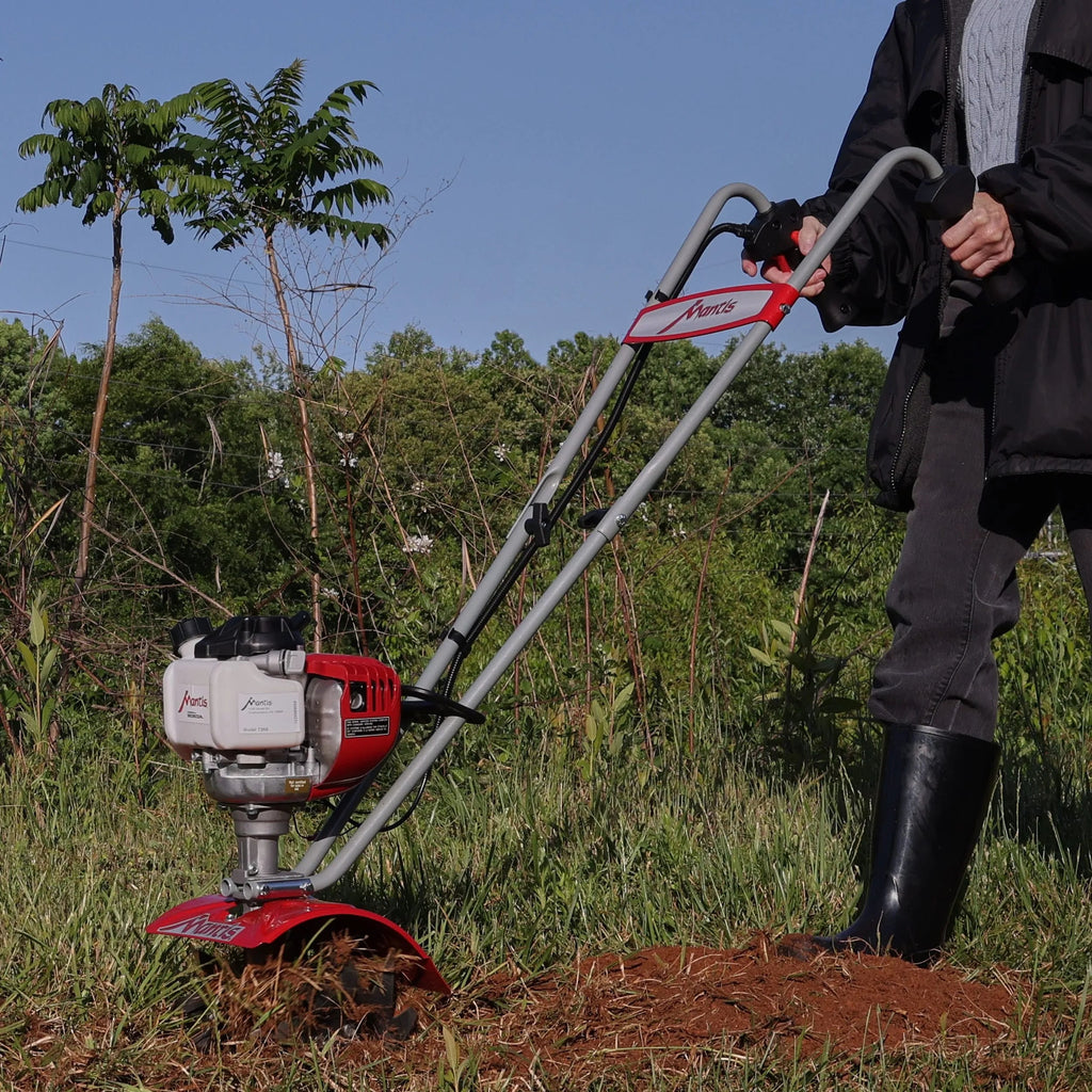 2026 MANTIS 7268 Mini-Tiller/Cultivator 25-cc 9-in Front-Tine Forward-rotating Tiller (CARB)