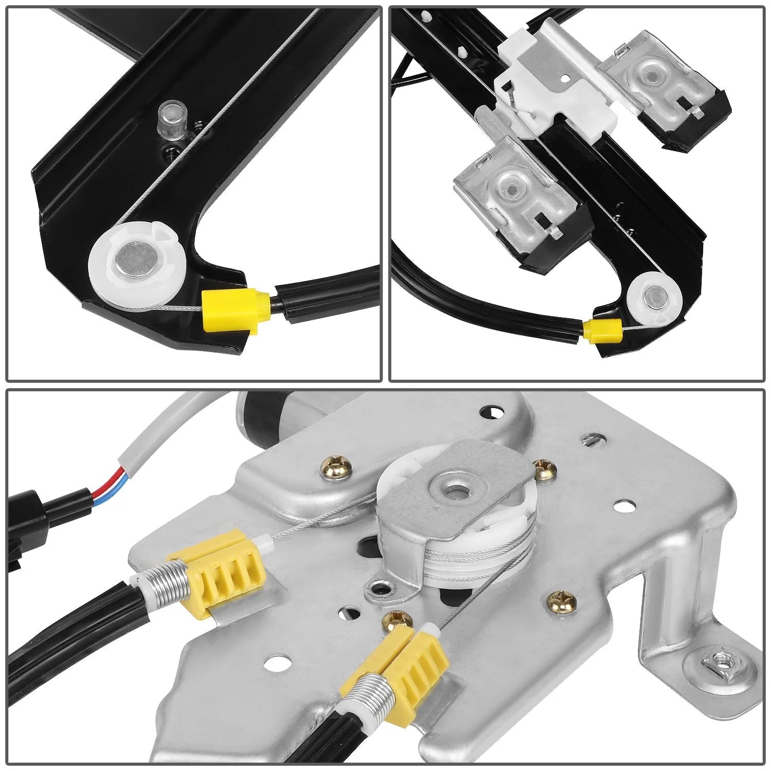 00-06 Chevy Tahoe GMC Yukon Power Window Regulator w/Motor - Rear Left Driver Side