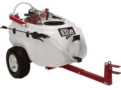 2026 21-Gallon Tow-Behind Trailer Sprayer, 2.2 GPM, 12V, Boom Broadcast & Spot Sprayer