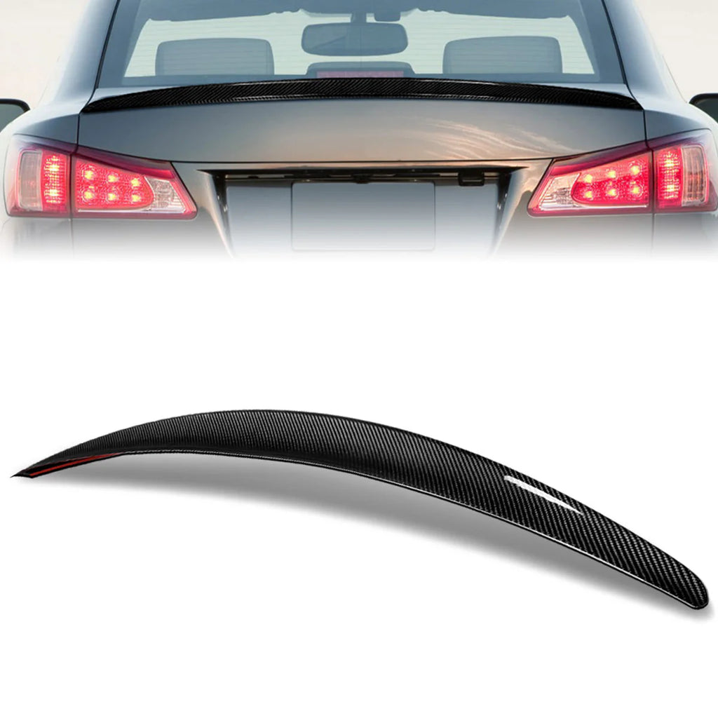 STP-Style Carbon Fiber Rear Trunk Lid Spoiler 06-13 Lexus IS250 IS350 , 08-14 IS-F Sedan