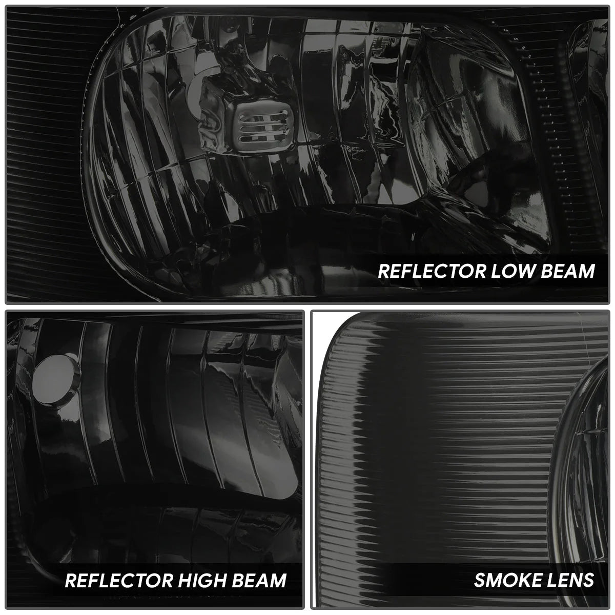 Factory Style Headlights 03-23 Chevrolet Express / GMC Savana 1500-4500