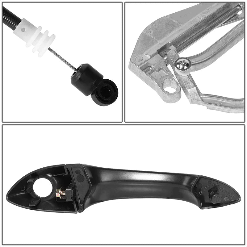 Front Driver Side Outer Door Handle 00-06 BMW X5 w/Carrier