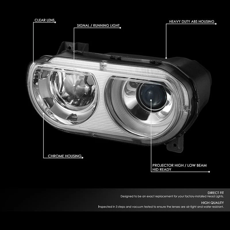 Projector Headlights 08-14 Dodge Challenger