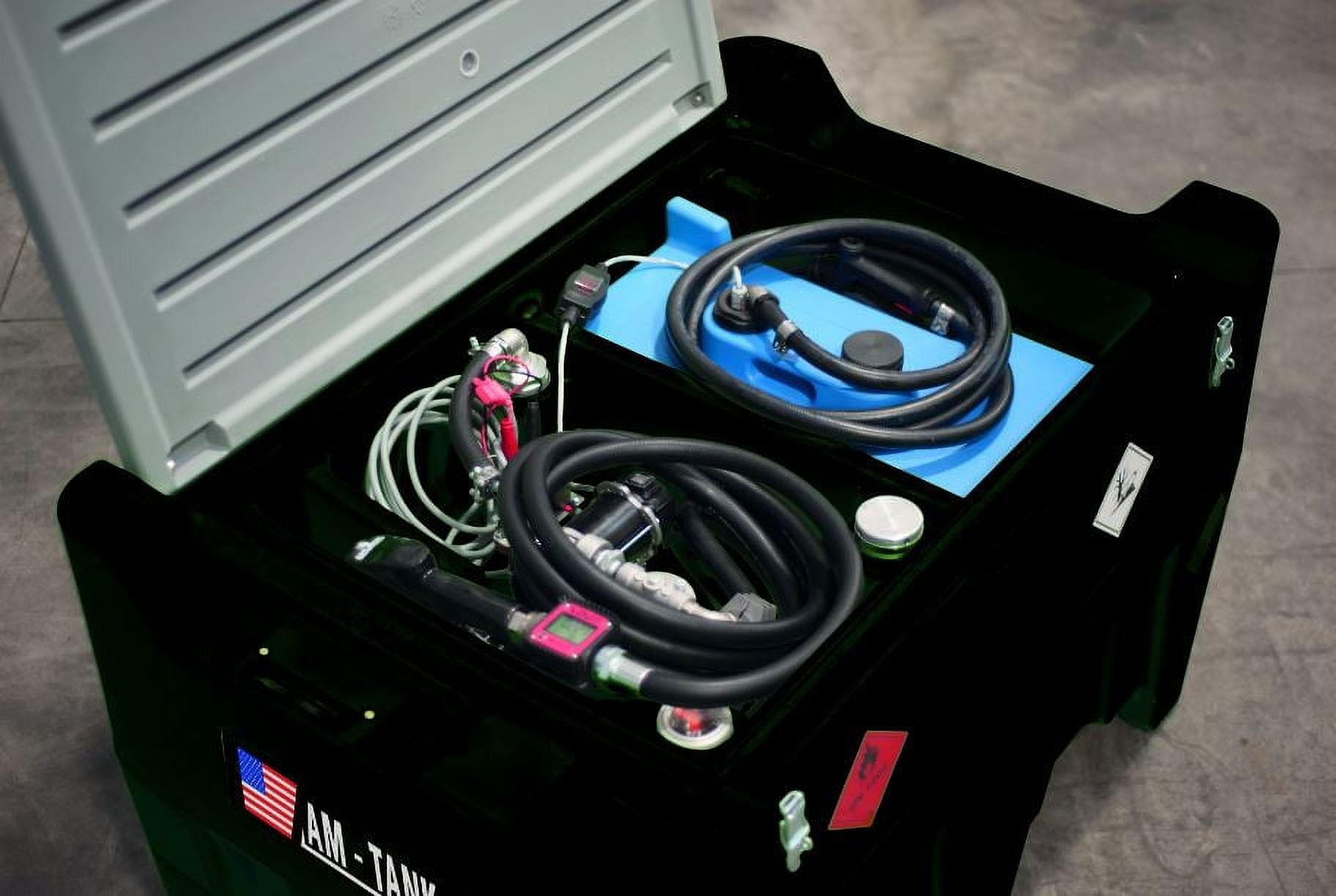 2026 AM-TANK 105gl DIESEL 13gl DEF COMBO Portable Tank with 12V Pumps