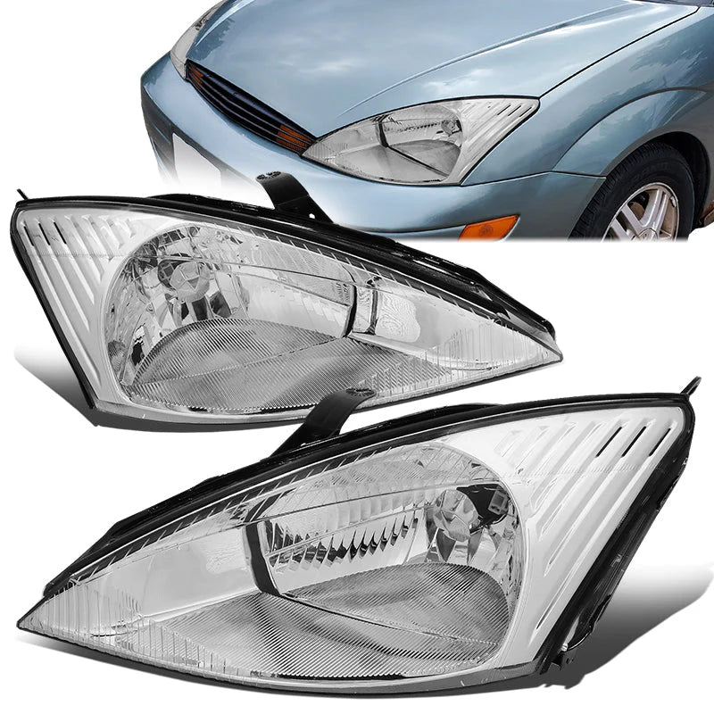 Factory Style Headlights 03-04 Ford Focus