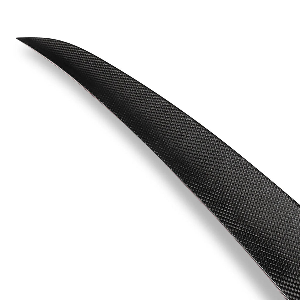 M4 Duck Bill Carbon Fiber Rear Trunk Lid Spoiler 17-21 BMW 5-Series G30 Sedan