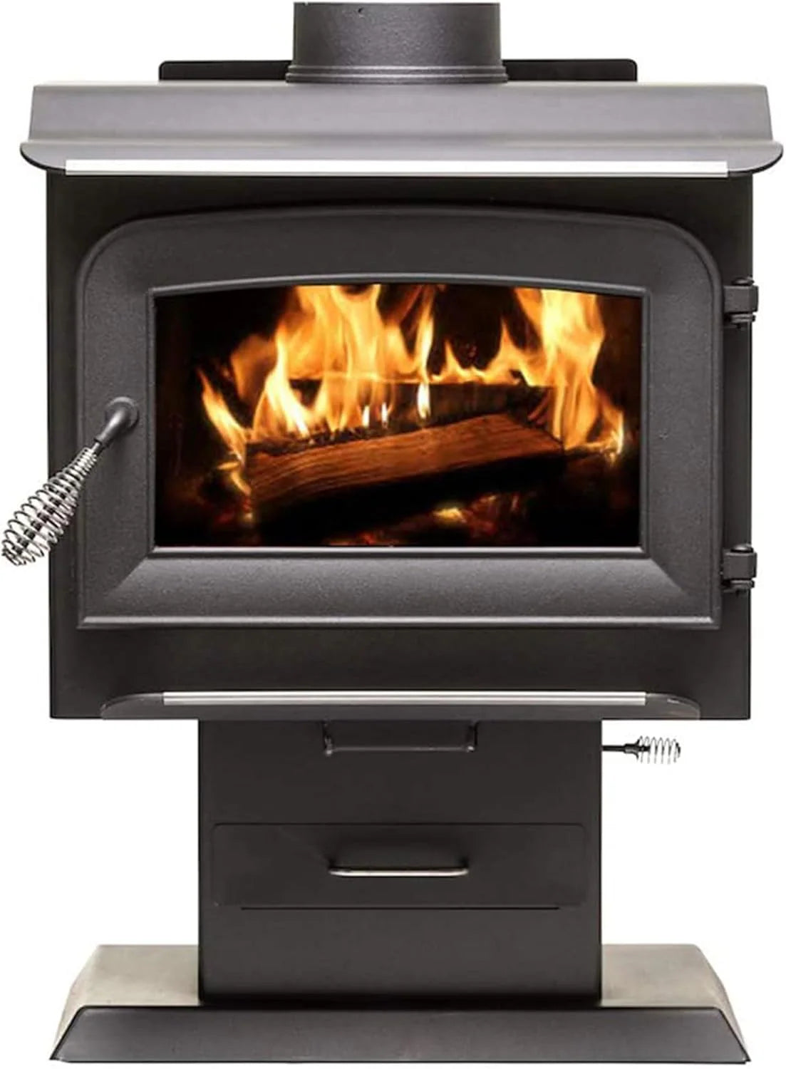 2026 Hearth AW1120E-P 1200 Sq. Ft. Pedestal Wood Stove
