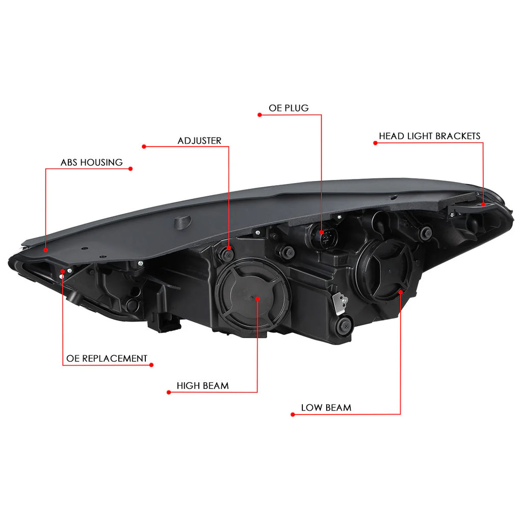 Factory Style Projector Headlight (Right) 19-21 Hyundai Tucson