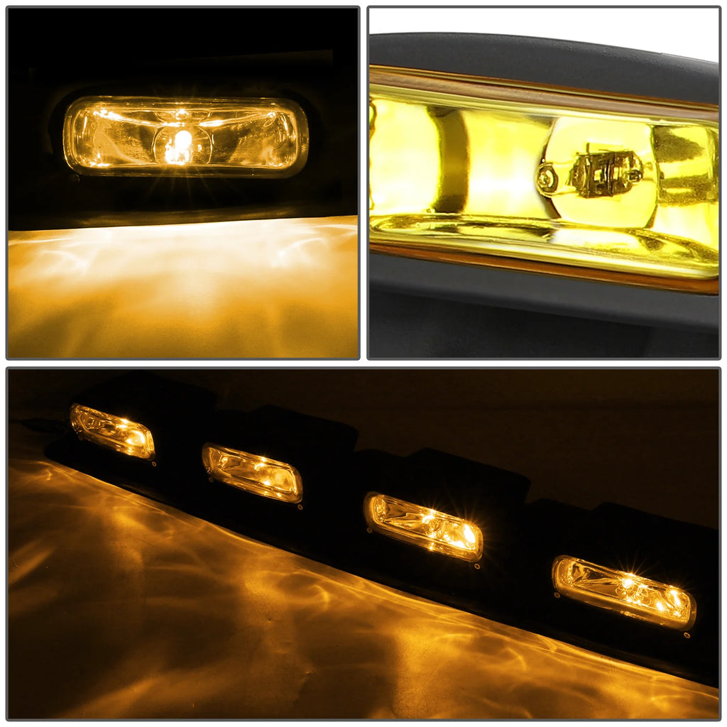 Amber Lens Roof Mounted Fog Light w/ Switch 38 in. X 9 in. X 4 in.