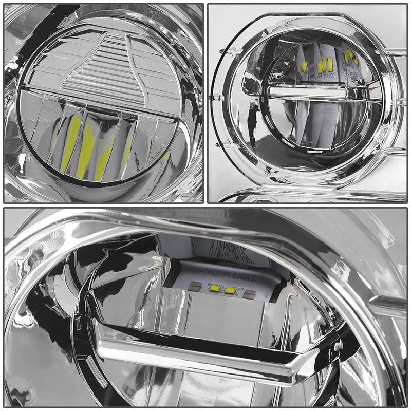 LED DRL Halo Sequential Headlights 19-22 Kenworth W990