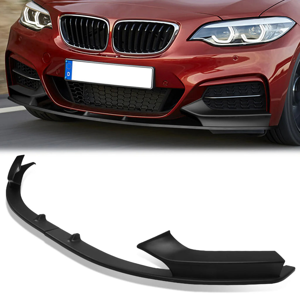 M-Sport Style Front Lip Spoiler 14-21 BMW 2-Series F22 F23