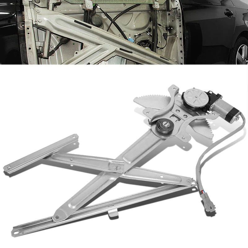 90-95 Toyota 4Runner Power Window Regulator w/Motor - Front Right Passenger Side