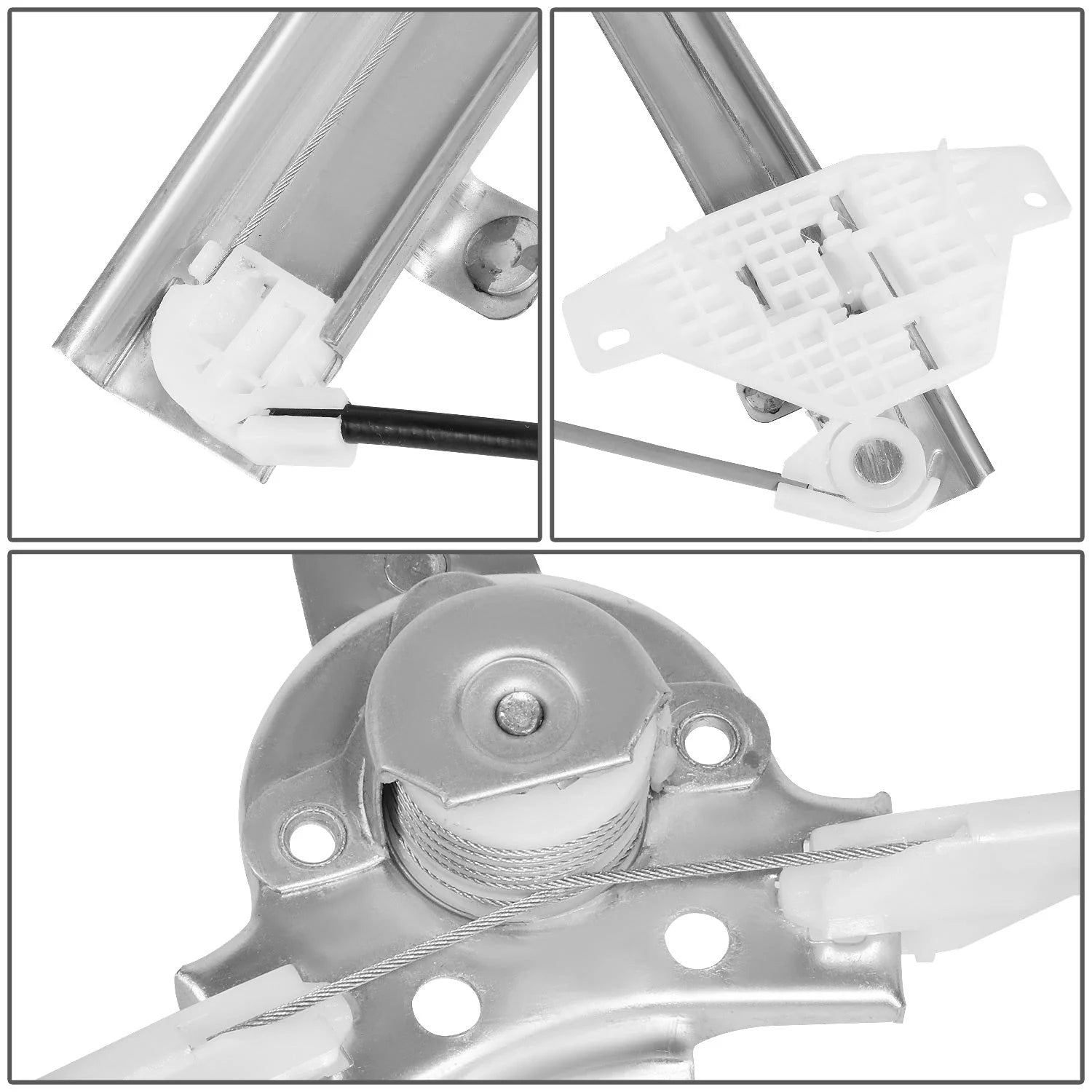 99-01 Hyundai Sonata Manual Window Regulator - Front Right Passenger Side