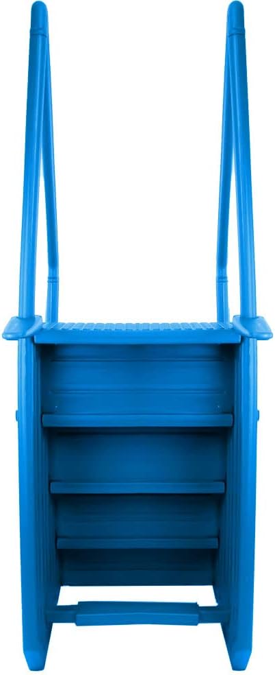 2026 Select Anti-Slip in-Pool Steps | Gray | for Above Ground Swimming Pools | Can Mount to Decks 48′′ to 54′′ H | Safety Stairs Capacity Up to 300 lbs