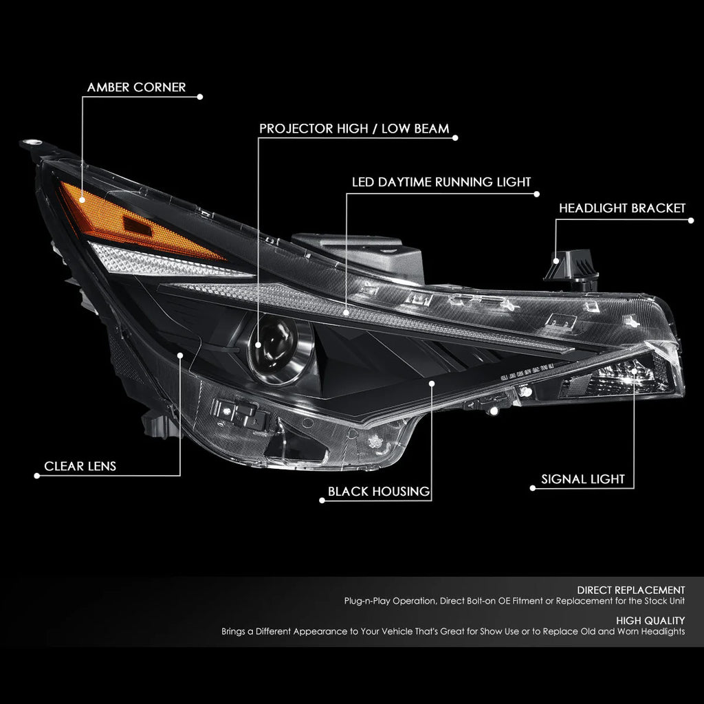 LED DRL Projector Headlight (Right) 21-22 Hyundai Elantra