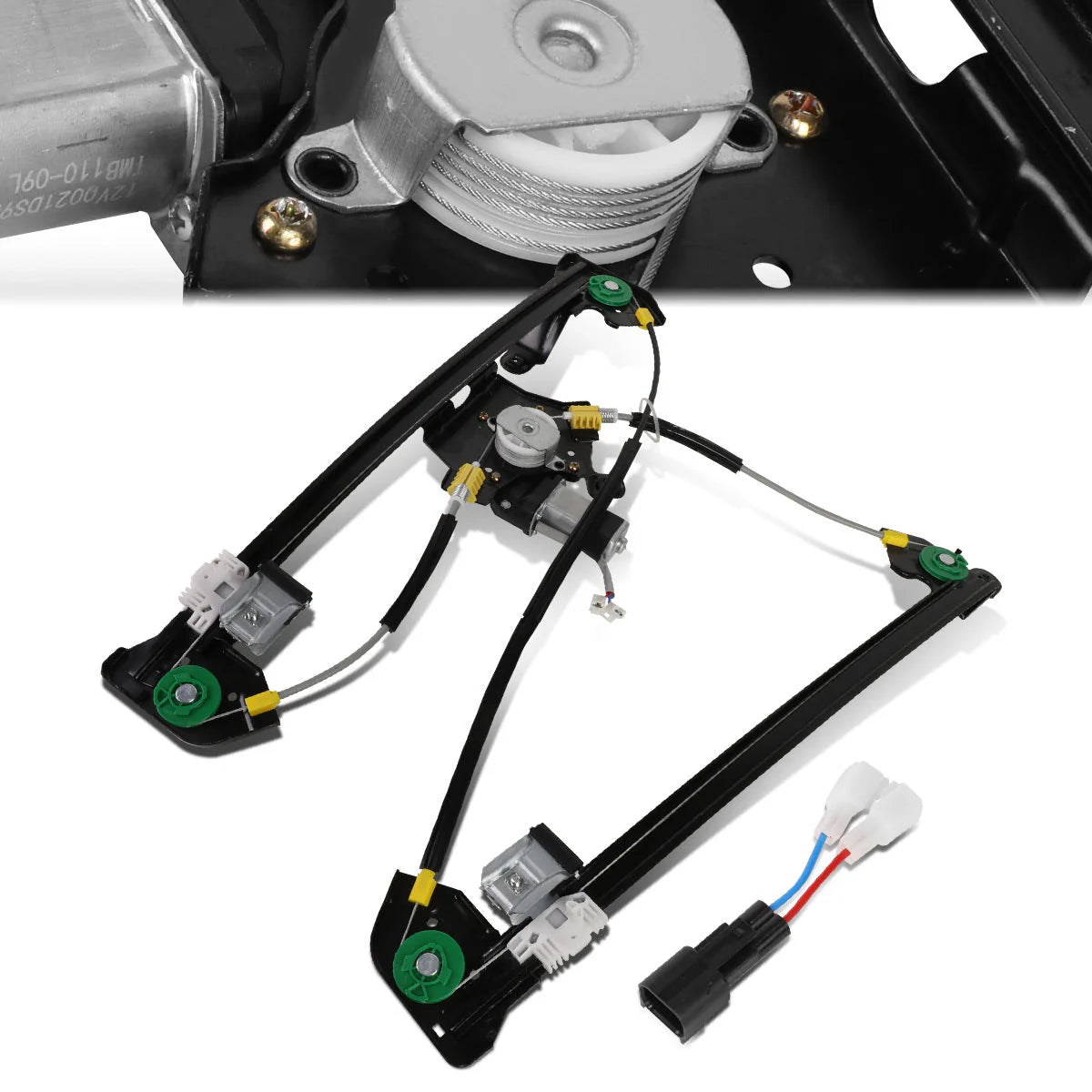 04-08 Ford F150 Lobo 06-08 Lincoln Mark LT Crew Cab Power Window Regulator w/Motor - Front Left Side