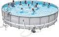 2026 Power Steel Frame Pool Set, 22′ x 52′′