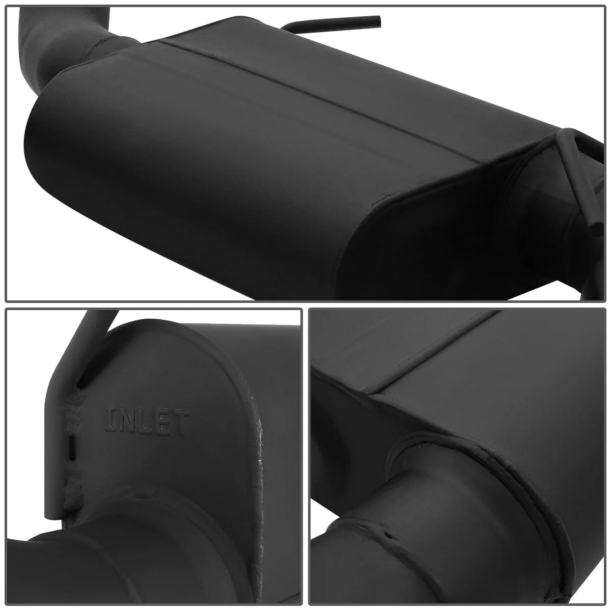 Axle-Back Exhaust System w/4 in. OD Stainless Steel Muffler Tip 16-19 Chevy Camaro SS 6.2L