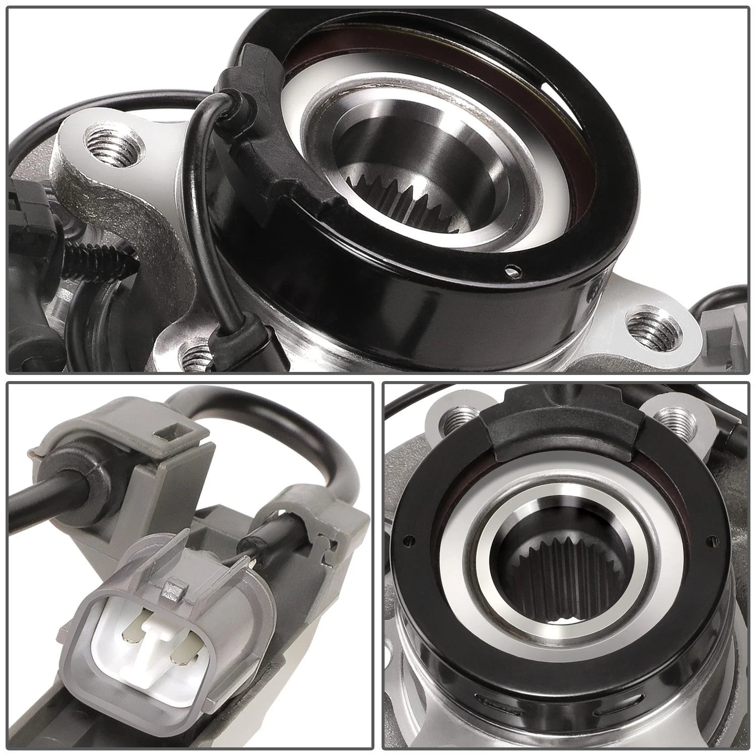 Front Wheel Bearing Hub Assembly (Driver/Left) 04-08 Chevy Colorado, GMC Canyon, 07-08 Isuzu I-370