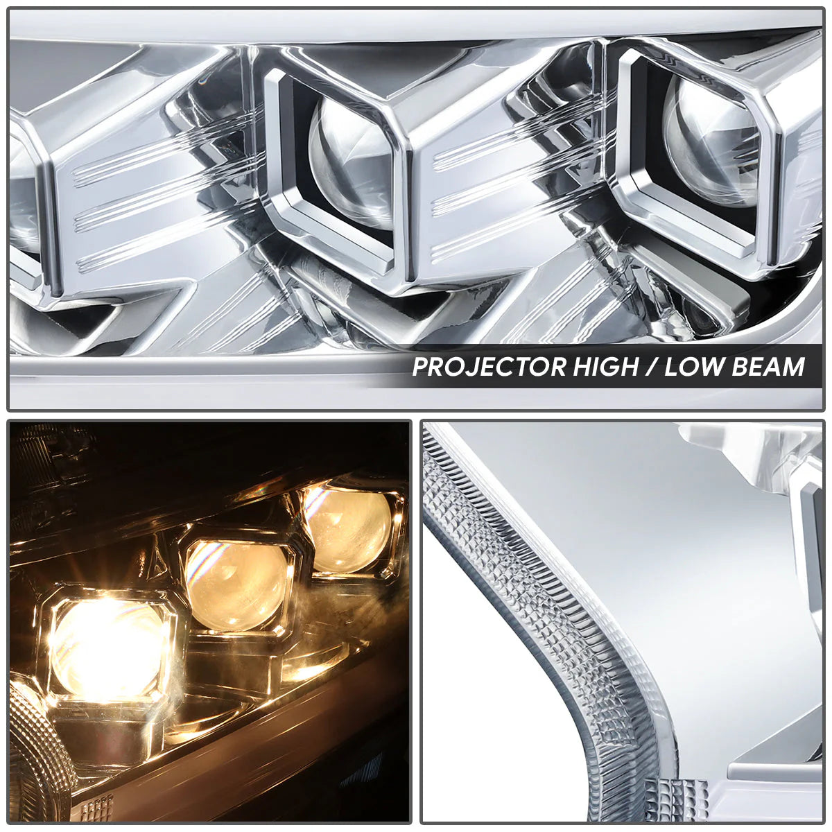 LED DRL Switchback Projector Headlights 19-23 Ford Ranger XL XLT