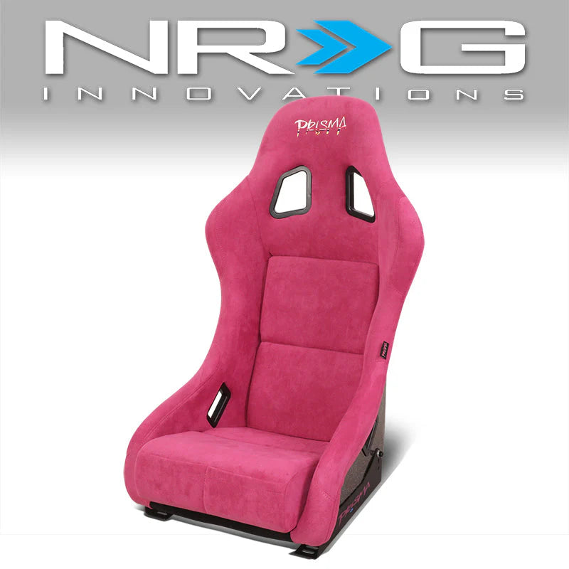 Vegan Micro Fiber Fixed Back Racing Bucket Seat Universal