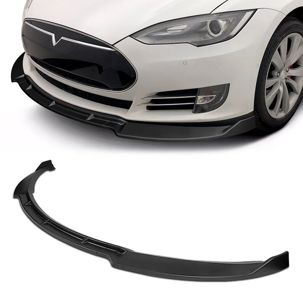 STP-Style Front Bumper Lip 12-16 Tesla Model S
