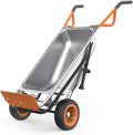 2026 Worx WG050 8-in-1 Aerocart Garden Cart/Wheelbarrow Heavy Duty/Dolly