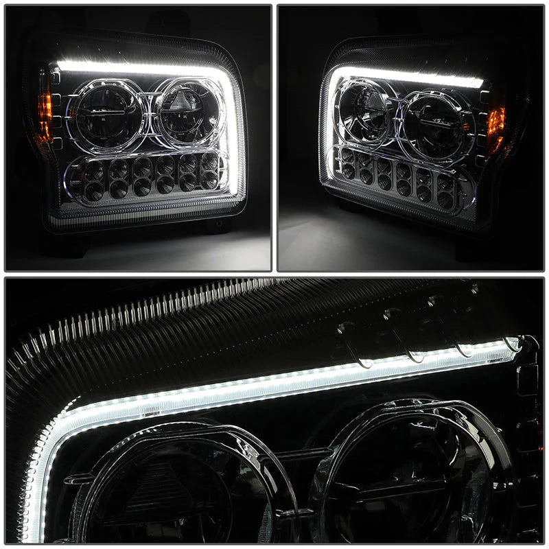 LED DRL Halo Sequential Headlights 19-22 Kenworth W990