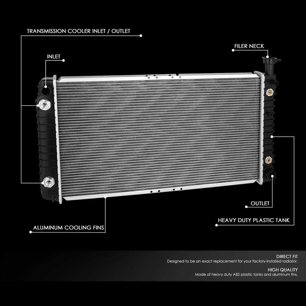 1489 Replacement Radiator 92-93 Chevy / GMC G10 G20 G30, G1500 G2500 G3500