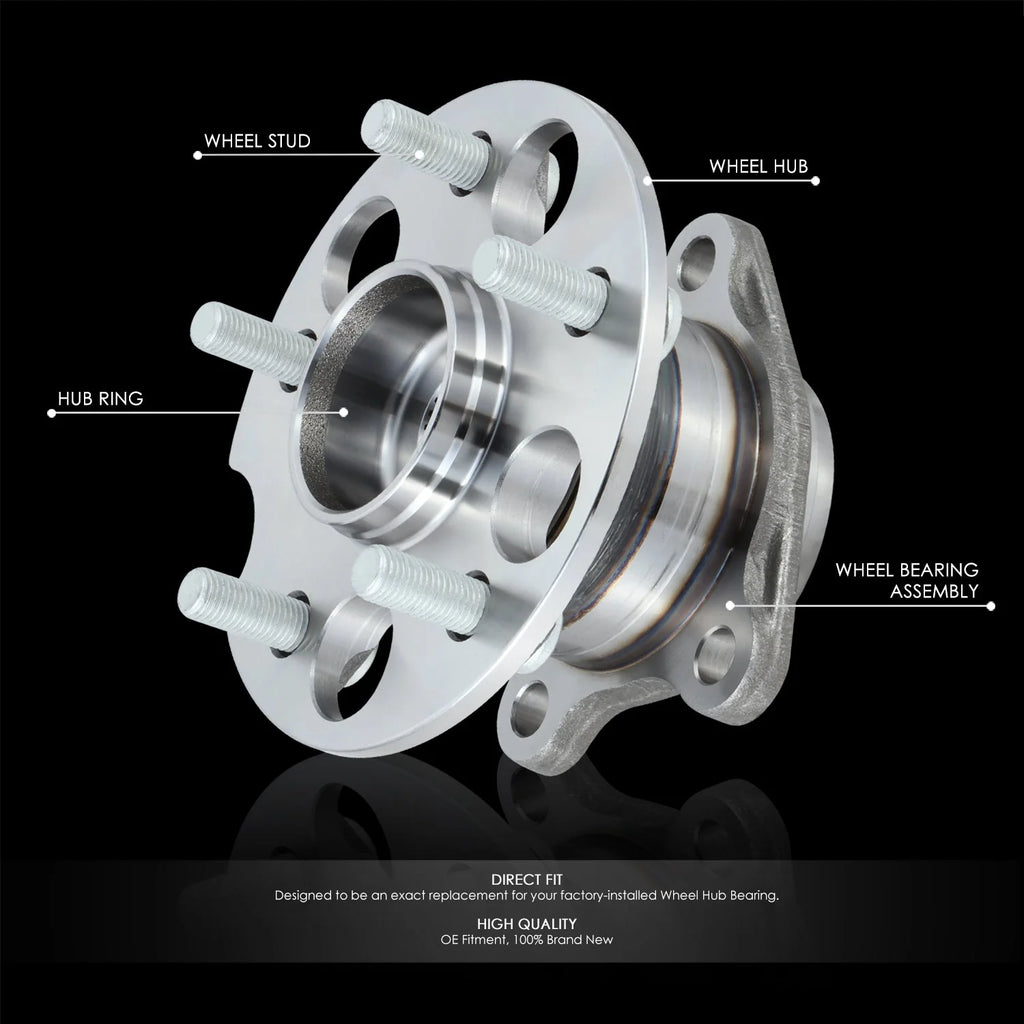 Rear Left or Right Side Wheel Bearing & Hub Assembly 04-13 Toyota Highlander, 07-09 Lexus RX350