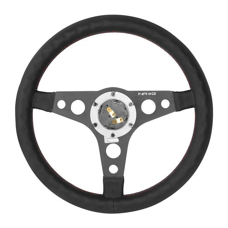 350mm M Stitching Style Aluminum Steering Wheel Universal