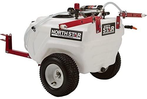 2026 21-Gallon Tow-Behind Trailer Sprayer, 2.2 GPM, 12V, Boom Broadcast & Spot Sprayer